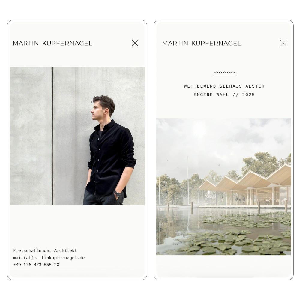Martin Kupfernagel Projektmockup mobile