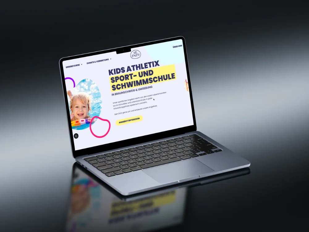 Kids athletix Mockup Desktop resized